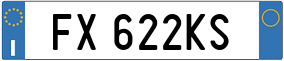 Truck License Plate
